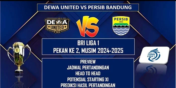 Prediksi-BRI-Liga-1---Dewa-United-vs-Persib-Bandung,-Musim-2024-2025